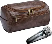 [Ancsttu] Bathroom Toiletries Organizer,Waterproof Men's Toiletry Organizer Bag | Men's Zipper Toiletries Organizer Case with Hook for Him Men Boyfriend Husband