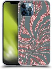 Head Case Designs Officially Licensed LebensArt Marbled Concretes Gel Case [Military Grade Protection] Compatible with Apple iPhone 12 Pro Max