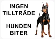[Namly Design] Sticker - No Entry The Dog Bites