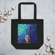 Eco Tote Bag with a print of my painting "Sound in silence"