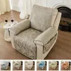Thicken All-inclusive Recliner Covers Anti-dirty Protector Side Pocket Sofa Mat