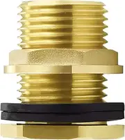 Water Hose Fittings, Quick Connector Bulkhead Connector, No-Leak Garden Hose Coupler, Water Hose Adapter, Quick Connect Fittings, Hose Connector