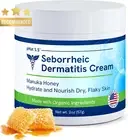 Seborrheic Dermatitis Cream Manuka Honey, Coconut Oil, Aloe Vera - Moisturizing