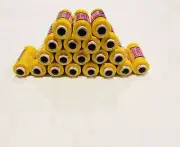 20 piece Yellow Color Polyester Sewing Thread 200 Yard Each Spool
