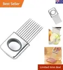 Sungpunet Easy Onion Holder Slicer Vegetable Tools Tomato Cutter Stainless St...
