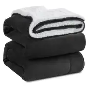 Sherpa Fleece King Size Blanket for Bed - Extra Warm and Heavy Thick Blankets