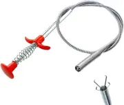 24 In. Flexible, 4 Claw Pick-Up Tool, Jewelry Retriever, Clog Remover, Drain Sna