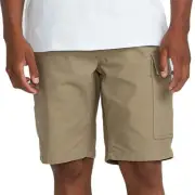 Volcom Men's Caliper II Relaxed Brindle Workwear Work Shorts (BNL)