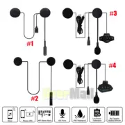 Wireless Bluetooth Motorcycle Headset Helmet Hands-Free Headphone Speaker Mic US