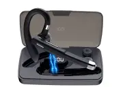 Bluetooth Headset [Upgraded] Active Noise Cancelling Bluetooth Headphones$Bluetooth Earpiece Hands-Free V5.0 long Standby Time-W/Charging compartment