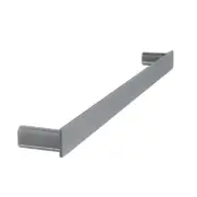 The Gabe 600/800mm Single Towel Rail Brushed Nickel