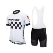 Retro Peugeot Cycling Jersey and bib Shorts cycling bib shorts Bicycle Jersey