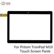 10.1 Inch Black For Pritom TronPad M10 Tablet Capacitive Touch Screen Digitizer Sensor External Glass Panel M10 touch with tool