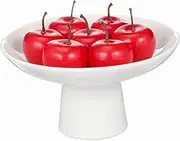 ULTECHNOVO Decorative Snack Plate for Kitchen Counter Sturdy Pedestal Fruit Tray Stylish Dessert Display Holder for Home Decor and Entertaining