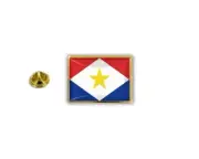 pins pin's flag national badge metal lapel hat button vest saba islands