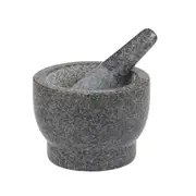 Davis & Waddell Traditional Granite Mortar and Pestle Grey