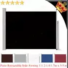 Garden Retractable Side Awning Privacy Sun Shade Outdoor Patio Screen roll back