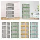Portable Closet Clothes Organizer Wardrobe for Living Room Bedroom Cloakroom