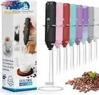 Handheld Milk Frother Foam Maker Mini Whisk Coffee Latte Matcha Mixer Black
