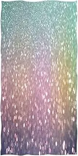 RPLIFE Light Glitter Beach Towels, Microfiber Sand Free Beach Towel-Quick Dry for Men Women