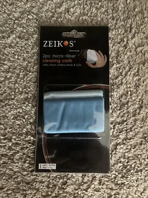 Bulk Pack 10-Zeikos ZE-FC2 2 Piece Micro Fiber Clothes (Blue) "A must have"