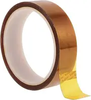 JECOMPRIS Heat Tape Roll Adhesive Heat Resistant Transfer Tape Heat Vinyl Thermal Sublimation Press Tape for Electronics Soldering Circuit Boards Brown