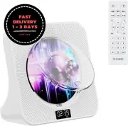 Reproductor de CD Bluetooth portátil con conector para auriculares USB auxiliar