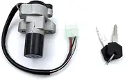 Ignition Switch for Suzuki for RGV250 GS500 for GS600F for GSXR1000 SV650 for GSX1300R Motorcycle Ignition Switch Fuel Gas Cap Lock Keys Motorcycle Ignition Switch Lock(Ignition Lock)