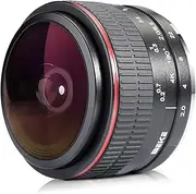 MEKE 6.5mm f2.0 Ultra Wide Fisheye Lens for Sony A9 A7III A7RIII A6400 A6500 A6000 A6100 A6300 Nex3 Nex5 Nex6 Nex7 A7II A7SII A7RII Mirorrless Cameras