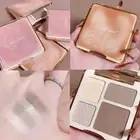 Matte Integrated Plate with 3D Dimensional Highlighter Repairing Face X6A3