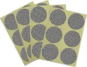 Match Striker Paper with Adhesive, Black Honeycomb Striker Paper, Adhesive Backed Striker Paper 24mm Round 24PCS/Pack (Black Honeycomb)