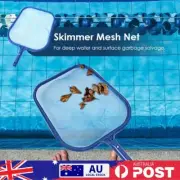 Fish Pond Skimmer Net Swimming Pool Cleaning Leaf Skimmer Mesh Frame Net
