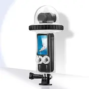 HAFOKO 40M (131ft) Osmo Pocket 3 Underwater Dive Case Housing Protective Housing Shell for DJI Osmo Pocket 3 Waterproof Accessories-Transparent