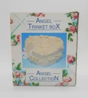 Magic Creations Angel Trinket Jewelry Box Decorative Lid 3.5" New in Box