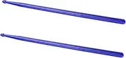 Kisangel 1 Pair Nylon Drumsticks with Non Slip Handle for Percussion Instruments Long Handle Design for Beginners and Professionals for Drum and Ethereal Drums Blue