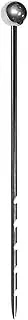 Ground Inspection Device - Handheld Core Rod, Manual Soil Probe | Easy Insert Testing Tool, 14in Straight Steel Shaft for Flower Bed Field Garden Soil Moisture Sampling Tasks, Compact Easy Use