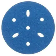 3M Hookit 321u Blue Sandpaper 5" Disc 180 Multi-Hole 50/Bx #36161