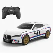 Remote Control Car 1:24 RC BMW 3.0 CSL Hommage R Model Toy Car for Kids Boys