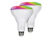 Monoprice Stitch Smart Wi‑Fi RGBCW Light Bulb 8W Alexa/Google Voice Control