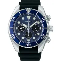 在飛比找PChome24h購物優惠-SEIKO Prospex 新SUMO太陽能計時手錶 V19