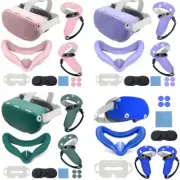 VR Controller Silicone Shell Face Cover Lens Case For Oculus Quest 2 Accessories