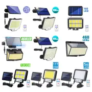 LED Solar Motion Sensor Light Outdoor IP65 Wall Security Garden Flood Lamp AUS