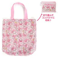 在飛比找樂天市場購物網優惠-美樂蒂 環保購物袋 收納袋 購物袋 手提袋 粉色 環保 方便