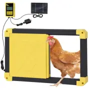 Aivituvin Automatic Chicken Coop Door Opener with Heating and Anti-Pinch Func...
