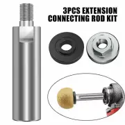 3PCS Angle Grinder Extension Connecting Rod 80mm M10 Thread Shaft Polisher Lock