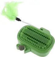 Cat Scratcher Scratching Scratcher Cat Corner Massage Combs Cat Scratch Corner Cat Comb Cat Scratch Wall Pad Cat Massaging Comb Pet Massaging Comb Green