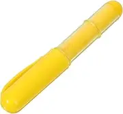 HOMSFOU Erasable Sewing Chalk Pen: Refillable Tailor Marker for Fabric Marking - Quilting Sewing Tools for Patchwork Embroidery Crafting Yellow