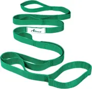 Abiarst Stretching Strap Yoga Strap for Physical Therapy, 10 Loops Yoga Strap...