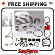 Fits STIHL TS700, TS800 CYLINDER PISTON REBUILD O-H KIT PREMIUM QUALITY 56mm 16"