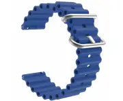 Apple Watch Silicone Ocean Bands Watch Straps - Navy Blue, Small (38/40/41/42mm)